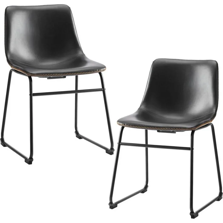 DUMOS Barhocker Barstuhl mit Sitzkissen Aus Pu-leder Und Metallbein BarStool mit lehne (2er Set), gepolstertes Leder,Stahlgestell,Sitzhöhe 40 cm, 66 cm, 74 cm