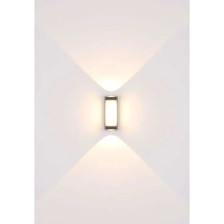 LED Wandleuchte, Außenleuchte, Aluminium, Anthrazit – Bild 7