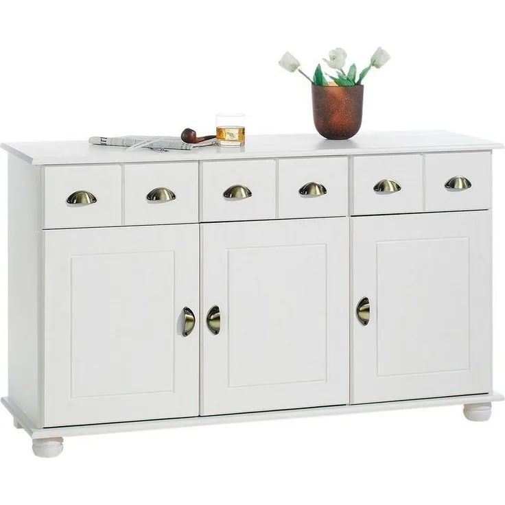 IDIMEX Kommode COLMAR, Sideboard COLMAR Anrichte Kommode Apothekenschrank Sideboard Kiefer ma