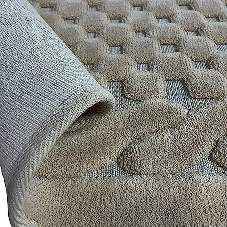 Badteppich Set 2-teilig Nerz – Bild 3