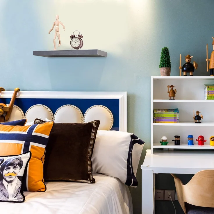 Woltu Wandregal, 4-tlg, Schweberegal für Deko Wandablagen aus MDF Holz – Bild 4