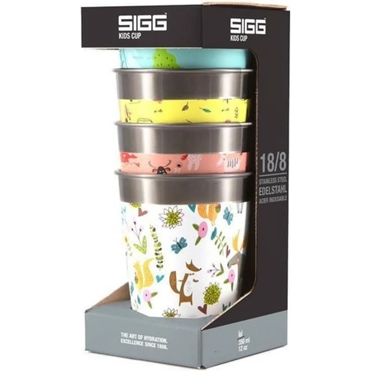 SIGG Kindertrinkbecher "Wildlife" 4er Set – Bild 1