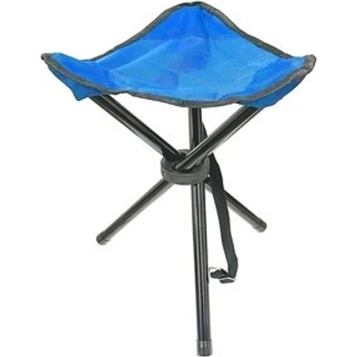 HAC24 Campinghocker Camping Hocker Falthocker Angelhocker Campingstuhl Dreibeinhocker, bis 80 kg inkl. Tragegurt und Klettverschluss – Bild 6