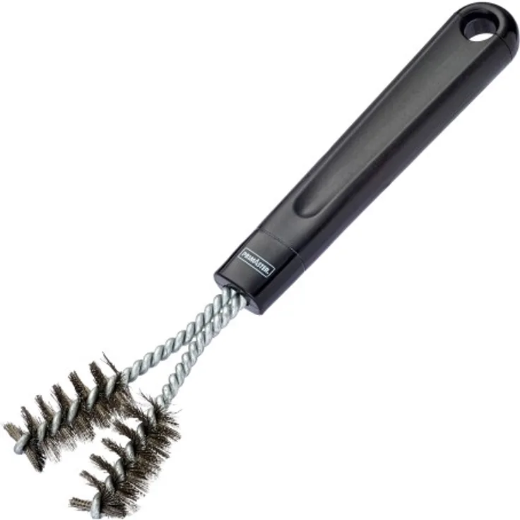 Primaster Grillbürste zweiseitig Stahl 28 cm
