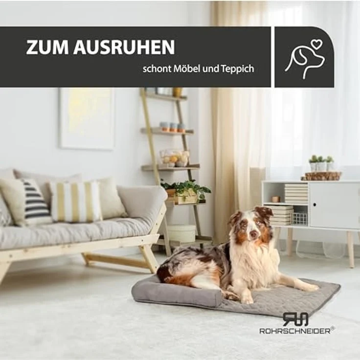 Rohrschneider Tierdecke Couchkissen Hund Hundebett Sofaschutz Möbelschutz Kofferraumschutz, Gesteppt, mit Rand – Bild 5