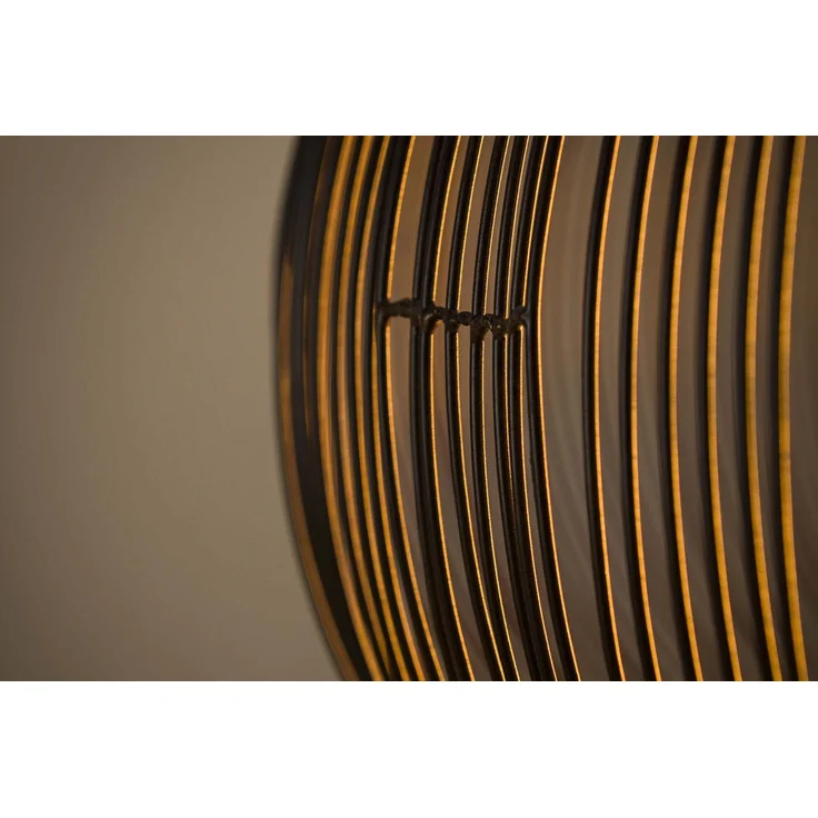 KAWOLA Hängeleuchte CATAVI Hängelampe 1-flammig Metall schwarz 150 x 70 x 70 cm – Bild 4