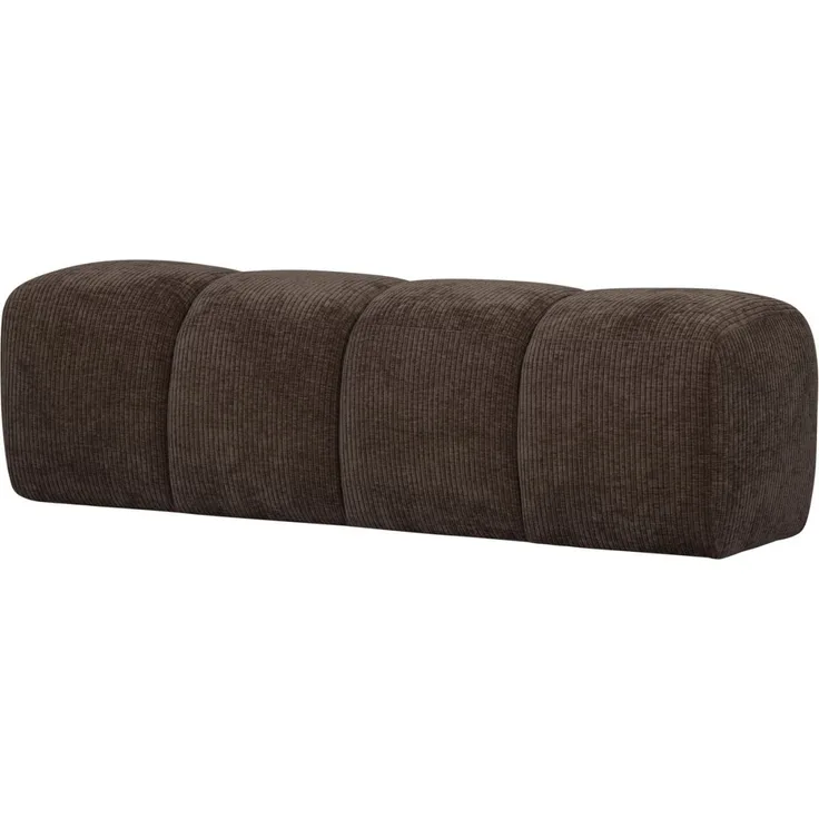 Bank Mojo aus Flachcord 160 cm, Braun