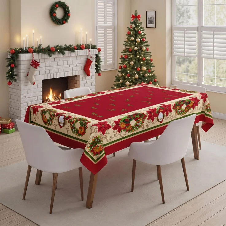 Hermia Concept 'Xmas 16' Tischdecke, Mehrfarbig, 160 x 220 cm – Bild 1