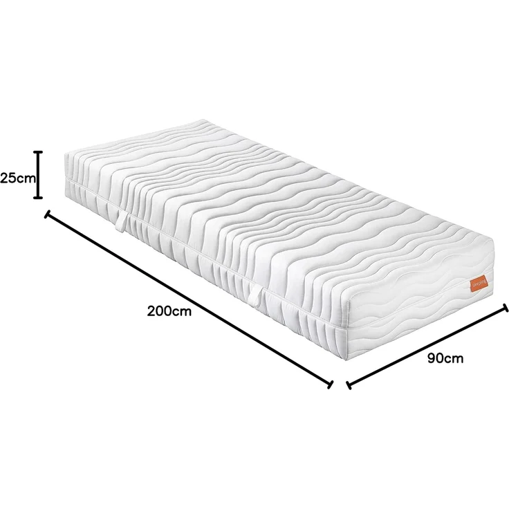 Komfortschaummatratze Innovation 400 XXL, sleepling, mit Viscoauflage, Bezug waschbar – Bild 2