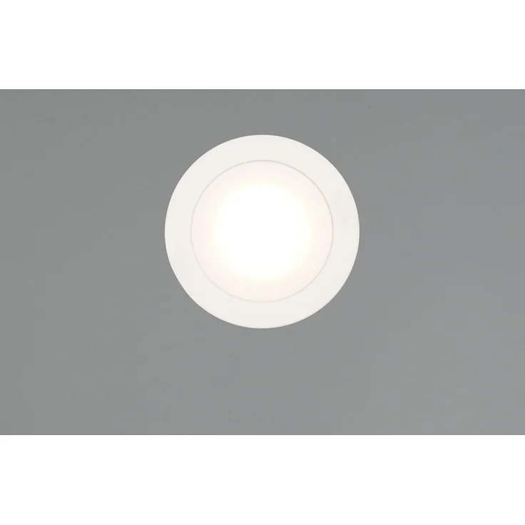 Flacher LED Einbaustrahler 230V dimmbar 3er Set Badezimmer geeignet 4000K Ø 8cm – Bild 6