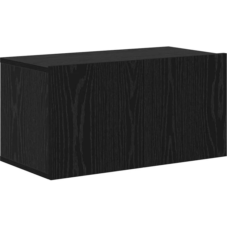TV-Lowboard, TV-Schrankset 5 pcs Schwarz Eichen-Optik Holzwerkstoff – Bild 6