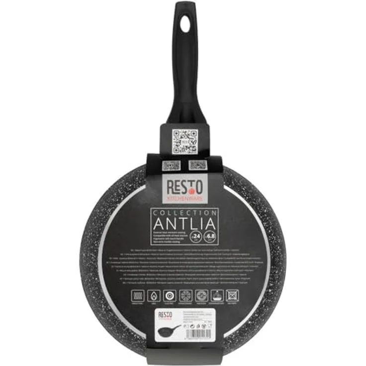RESTO Kitchenware Bratpfanne Antlia, tiefe Pfanne mit ergonomischem Soft-Touch-Griff, Aluminium (1-tlg), Marmor-Antihaftbeschichtung, 4-lagig, für alle Herdarten geeignet – Bild 9