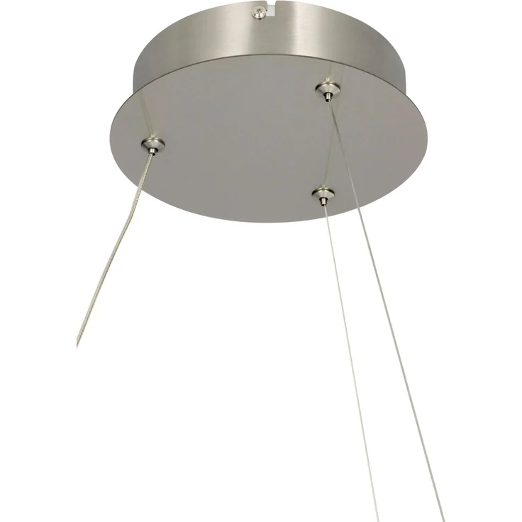 Novel LED-Hängeleuchte, Aluminium nickel, 67x150 cm – Bild 7