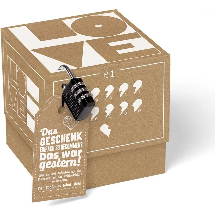 SURPRISA Geschenkbox Rätselbox für Geschenke & Gutscheine, Geschenkbox für jeden Anlass, Personalisierte Geschenkideen / Das Geschenk einfach so - war gestern! – Bild 5