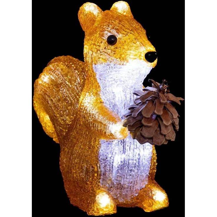Fééric Lichter und Weihnachtsdekoration Lichterschmuck für draußen Eichhörnchen aus Acryl 20 LEDs – Bild 1