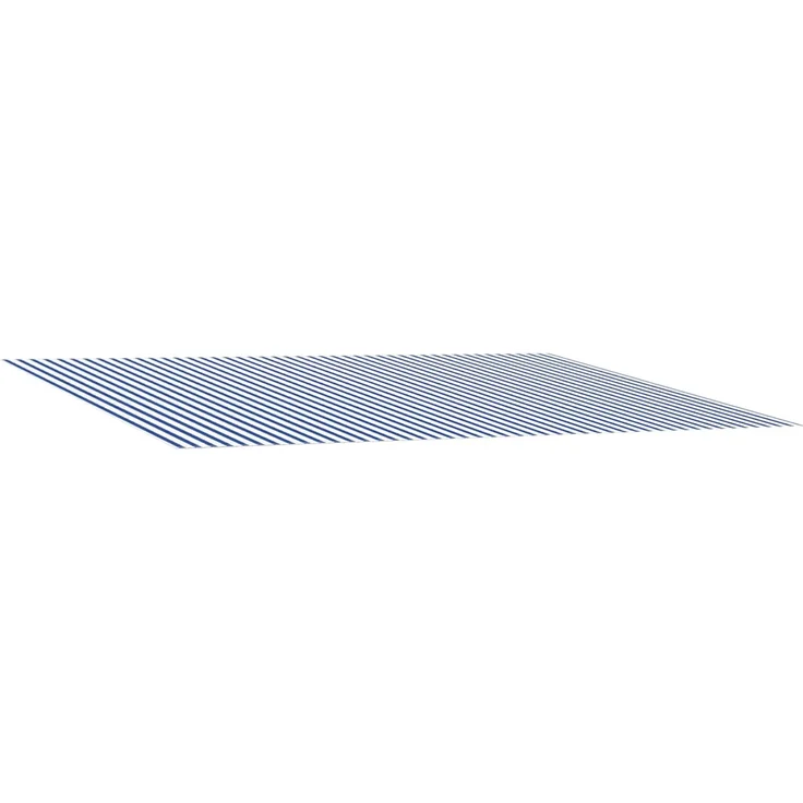 vidaXL Markisenersatzstoff Blau und Weiß 600x300 cm Polyester 3444189 – Bild 1