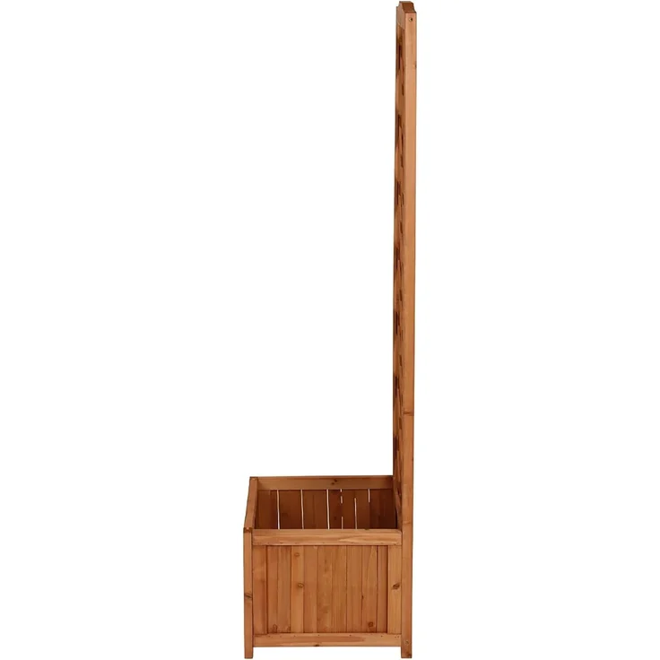Spetebo Pflanzkübel Holz Blumenkasten mit Spalier und Rankhilfe (Anzahl, 1 St, Stück), mit integrierter Rankhilfe – Bild 4