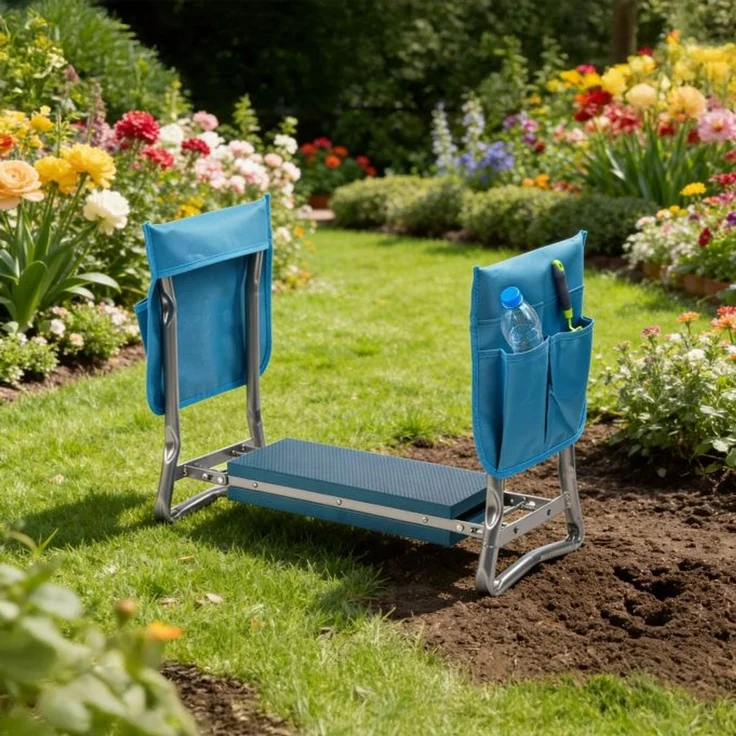 Kniebank Gartenarbeit mit Taschen 10052540_54 – Bild 3
