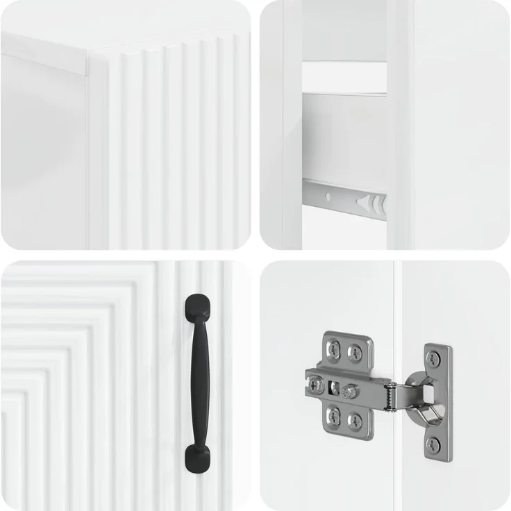 vidaXL 3-teiliges Badezimmer-Schranksystem HAARLEM 3 stk. 3418021 – Bild 6