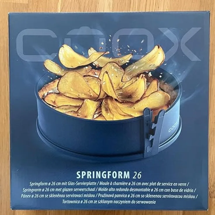 coox Backform coox Springform mit Glasboden ⌀ 26 cm in Graublau