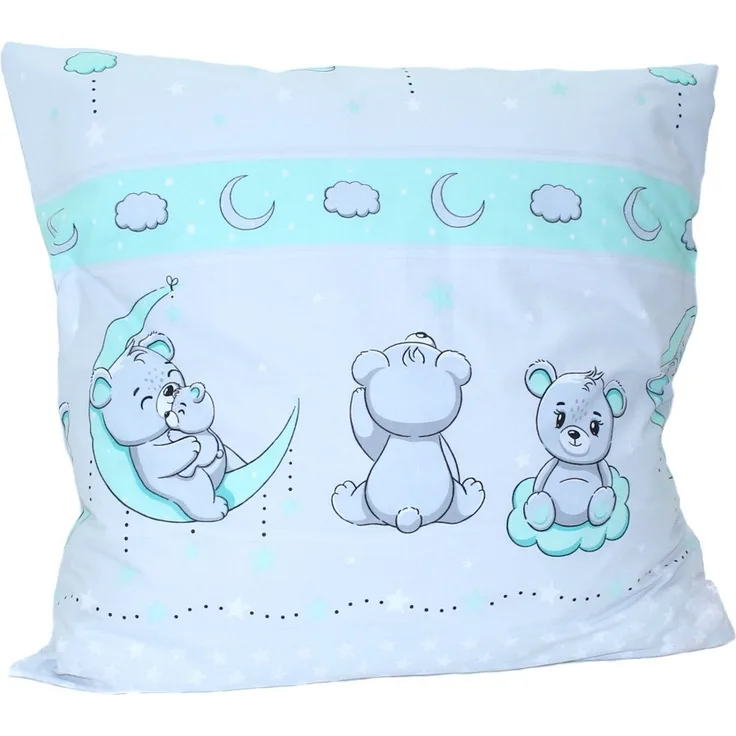 Primawela Kissenbezug Baby Kinder Kissenbezug 80 x80 cm Kissenhülle Bezug für Kissen