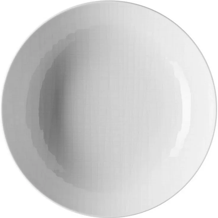 Teller tief 21 cm Mesh Weiss Rosenthal Suppenteller - Mikrowelle geeignet, Spülmaschinenfest