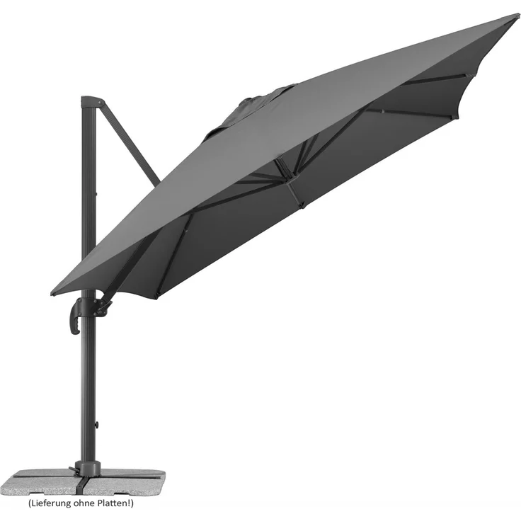 Schneider Schirme Ampelschirm, Rhodos Grande, anthrazit, 4x3 m – Bild 3