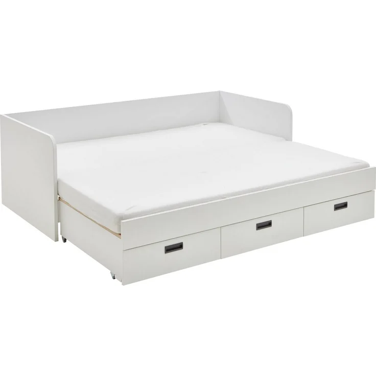 Relita Einzelbett, ausziehbar auf 180x200 cm, 3 Schubladen, mit Lattenrost, 2 Farben – Bild 3