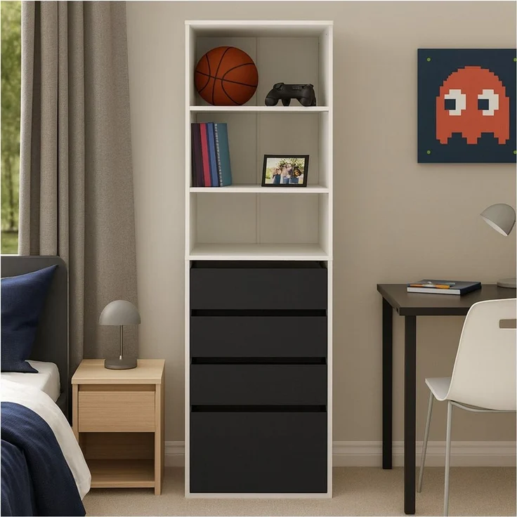 HTI-Line Kommode Kommode Nina XXL (Stück, 1x Kommode Nina), Anrichte Sideboard Schrank – Bild 2