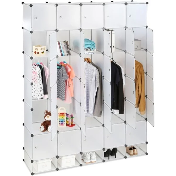 Relaxdays XXL Kleiderschrank Stecksystem – Bild 1