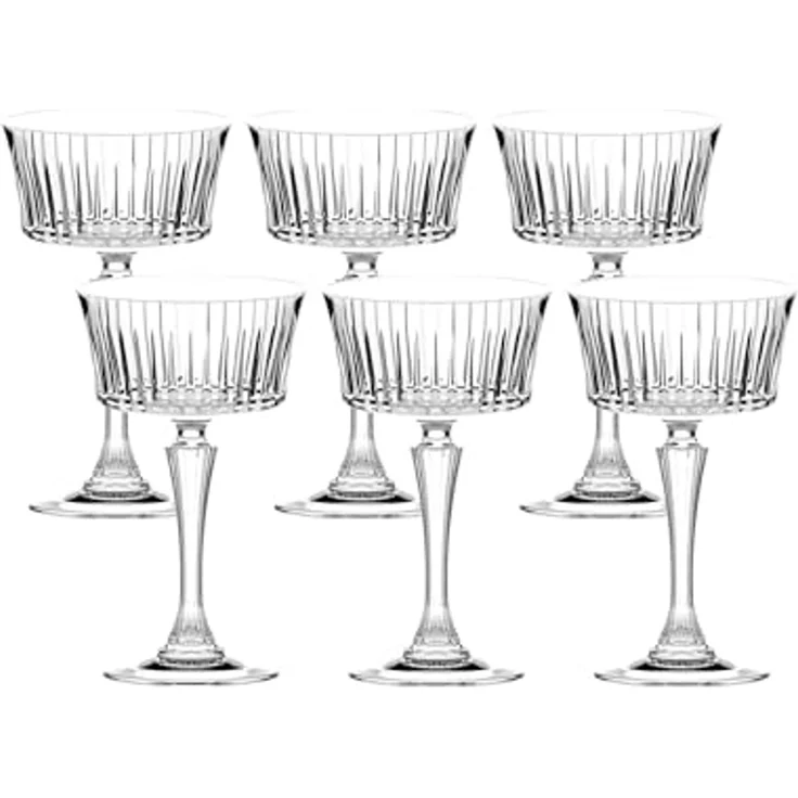 RCR Sektglas RCR Timeless Champagnerschale 6er Set, Kristallglas – Bild 3