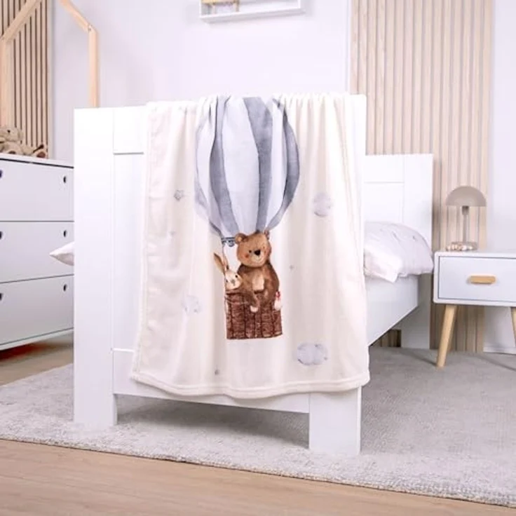 Babydecke babybest Ballonfahrt, Baby Best, niedliches Motiv – Bild 3