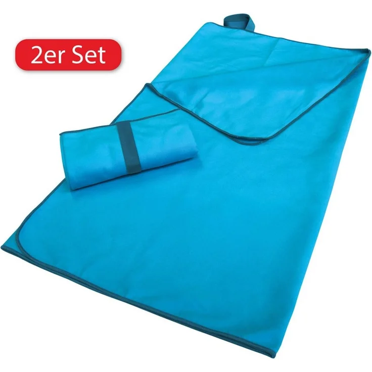 OTTO home Sporthandtuch Elja Reisehandtuch, Strandhandtuch, (2-St), auch als 2er Set erhältlich, schnelltrocknend & saugfähig, Mikrofaser