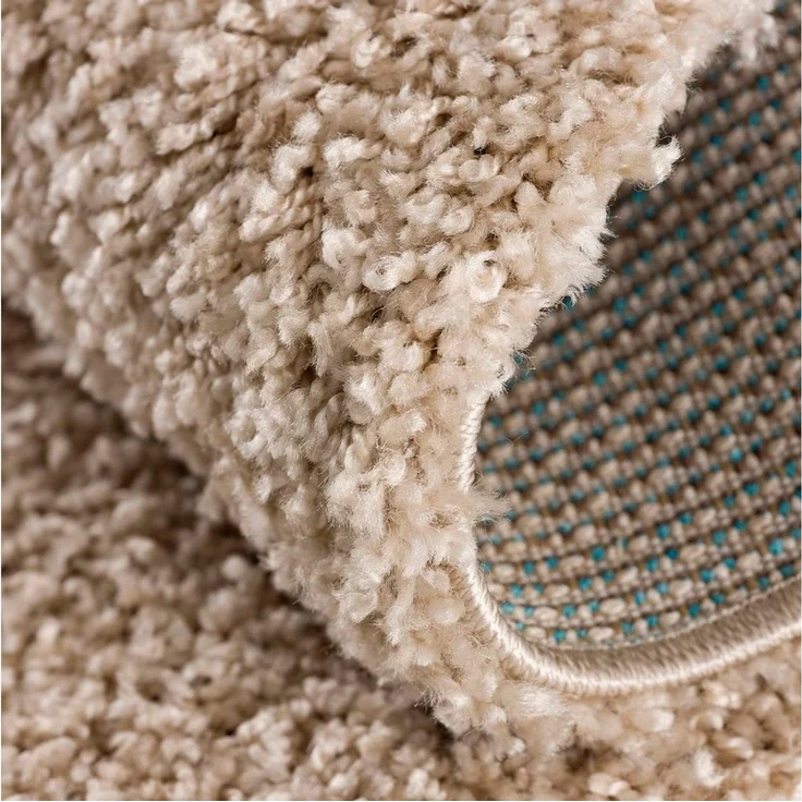 Sanat Hochflor-Teppich LOCA, rund, Höhe: 30 mm, Wohnzimmer, Langflor, Shaggy, Schlafzimmer – Bild 2