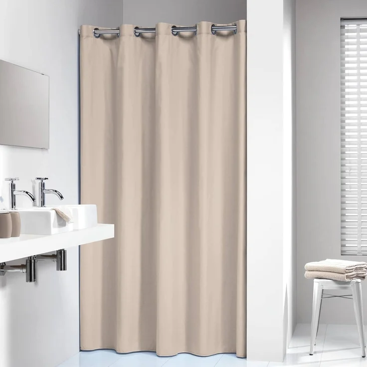 Sealskin Duschvorhang Coloris 180x200 cm Ecru 436868 – Bild 2