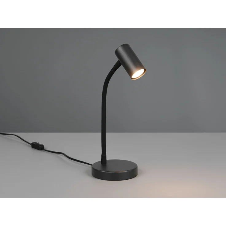 Flexible Schreibtischlampe TARYN Schwarz, Höhe 28cm – Bild 3