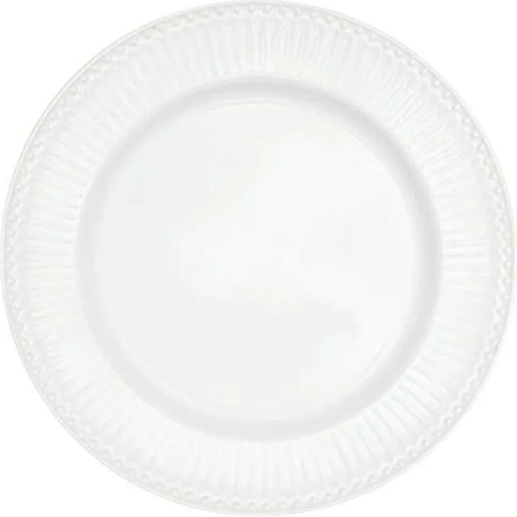 Greengate Dinner Teller Alice White (26,5cm) STWDINAALI0106