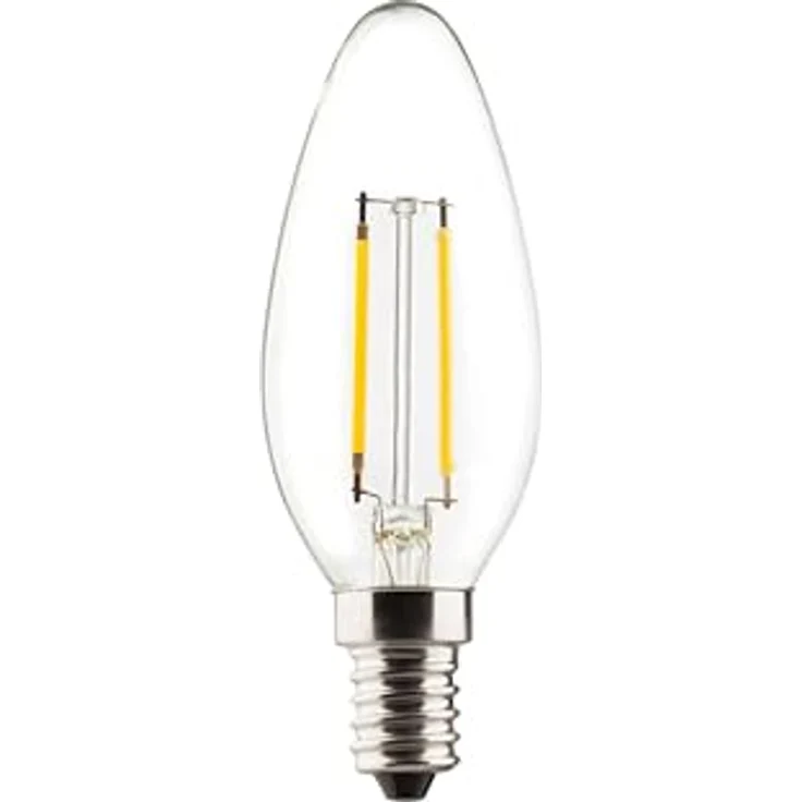 Müller-Licht Retro LED Lampe Filament E14, 2,9 W ersetzt 25 W, klar, warmweiß (2700 K) – Bild 1