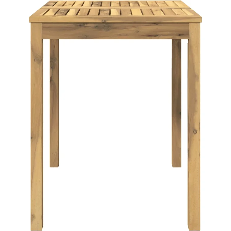vidaXL Gartentisch LAREN Weiß gewaschen 60 x 60,5 x 75 cm 901709 – Bild 3