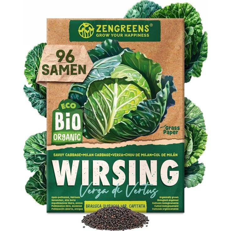 ZenGreens® - Bio Wintergemüsesamen im 20er Set - 20 Winter Gemüse Samen für den einfachen Anbau im Garten, Balkon oder Hochbeet - Pflanzensamen - Saatgut – Bild 14