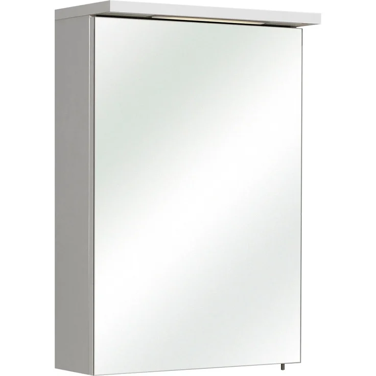Pelipal Spiegelschrank Einzelartikel, Weiß 50 cm, mit 4-türiger Front und Softclose-Funktion, kompakt mit 2 Einlegeböden