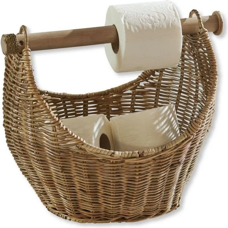 Mirabeau Badorganizer Toilettenpapierhalter Liope braun (kein Set, kein Set) – Bild 1
