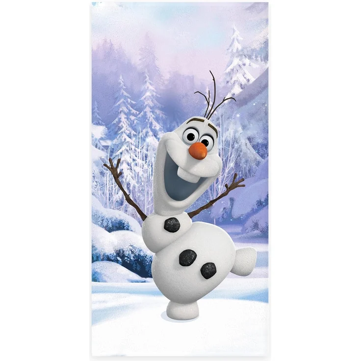 BERONAGE Strandtücher Frozen die Eiskönigin Badetuch Olaf Winter 75x150 cm, 100% Baumwolle (1-St), Frottee in Velours-Qualität – Bild 6