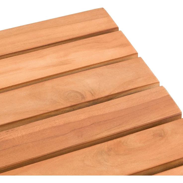 CLP Beistelltisch Frankton Teakholz Sitzhocker Fußhocker wetterfest Garten Terrasse,teak – Bild 7