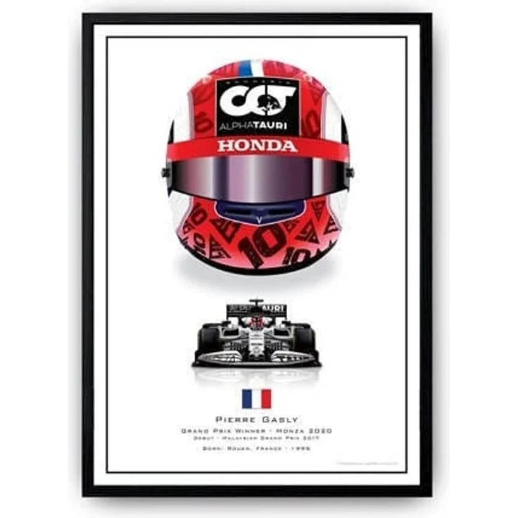Poster Formel 1 Helme Rennfahrer Gewinner · Deko Print ohne Rahmen - I / 50x70 cm – Bild 8