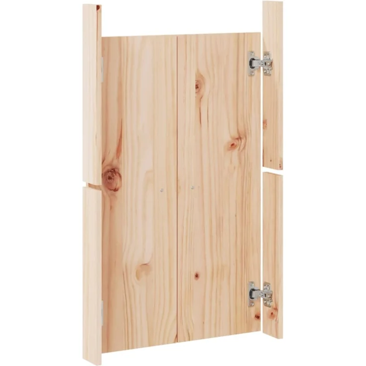 vidaXL Türen für Outdoor-Küche MEPPEL 2 Stk. 50 x 9 x 82 cm Massivholz Kiefer 832358 – Bild 7