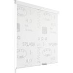 vidaXL Duschrollo 120x240 cm Splash-Design 142873