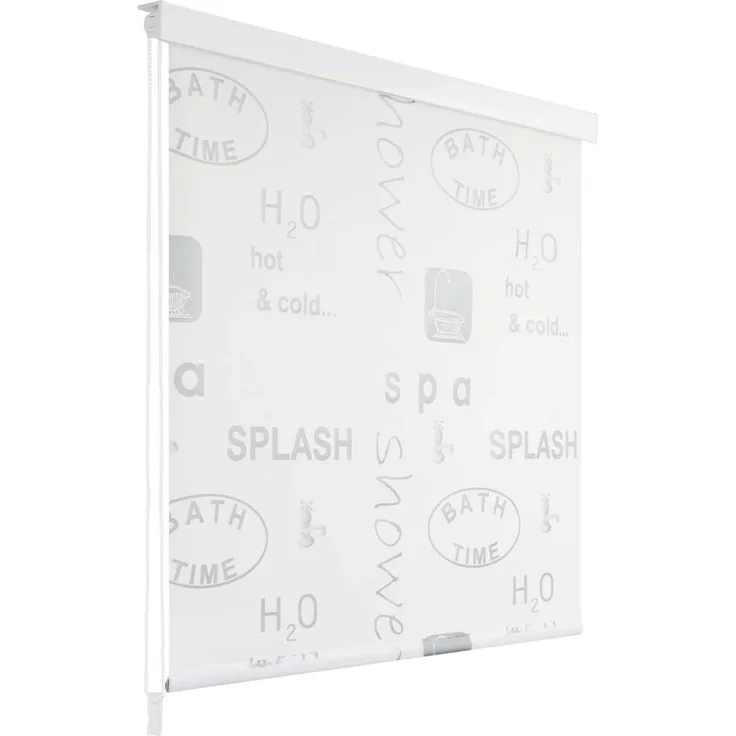 vidaXL Duschrollo 120x240 cm Splash-Design 142873