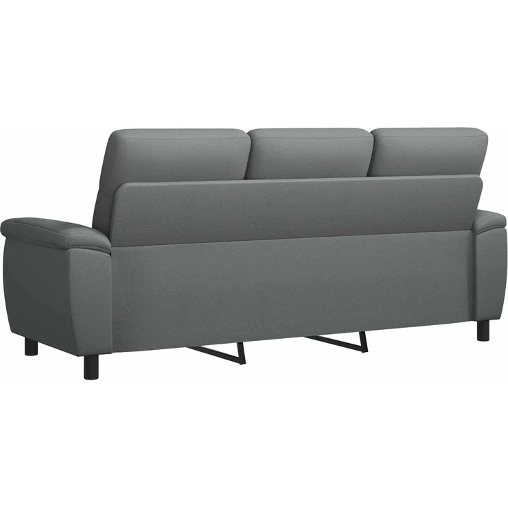 vidaXL Sofa Dunkelgrau 214 x 90 x 95 cm Stoff 42040965 – Bild 5