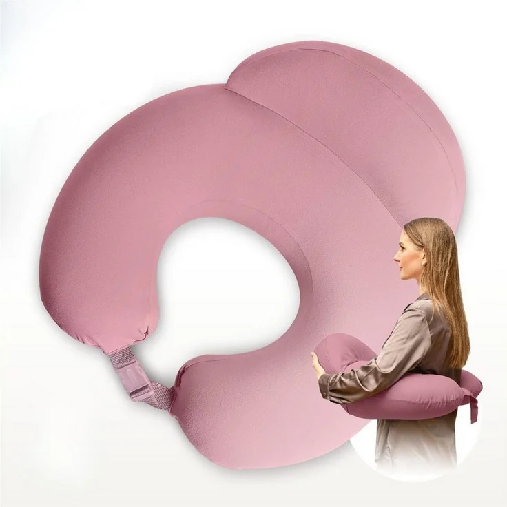 SEI Design Stillkissen Stillkissen mit verstellbarem Hüftgurt, entlastet Schultern und Nacken, mit Sicherheitsgurt, zusätzliches Kissen als Barriere – Bild 1